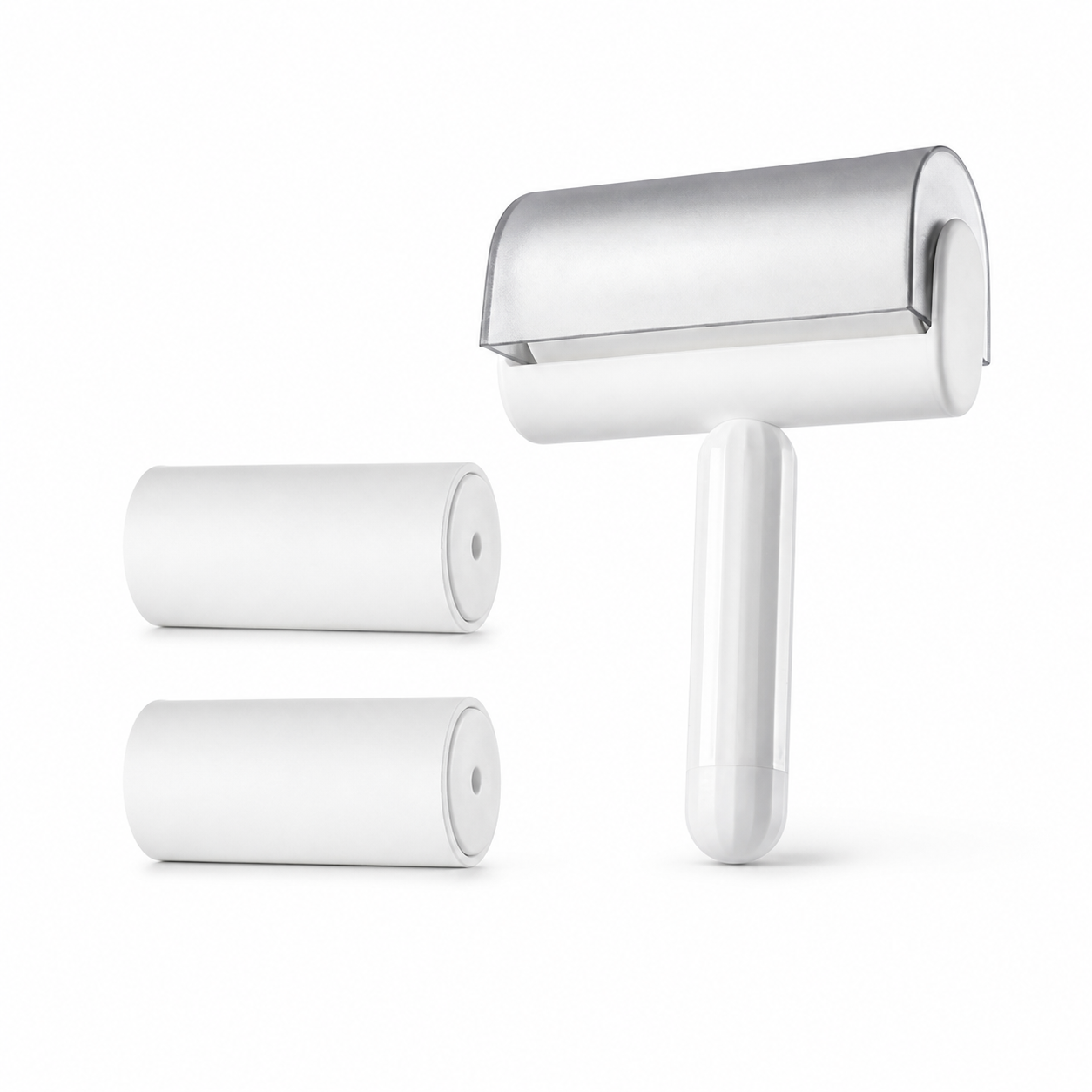 Petlux Mini Portable Lint Roller & 60-Sheet Refills – Sticky Pet Hair Remover for Clothes, Furniture, Car & Travel